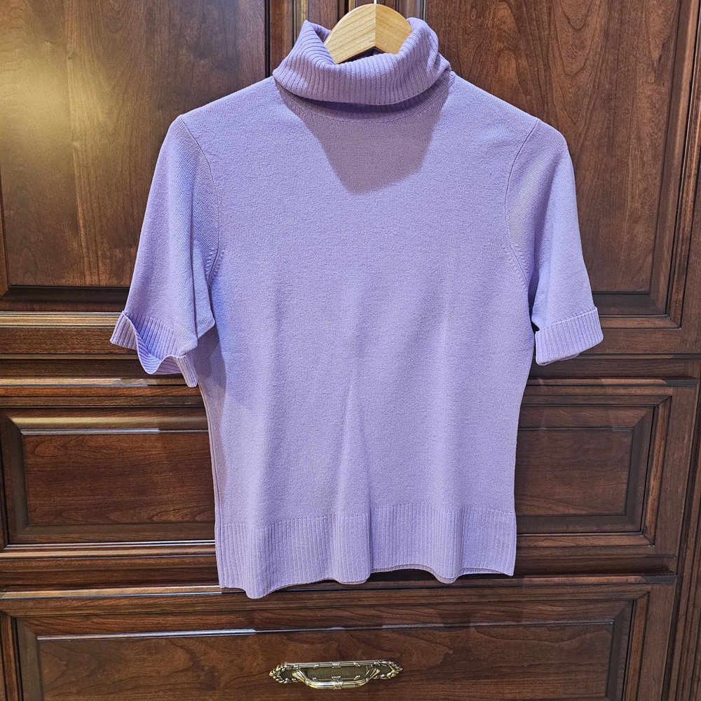 Saks Fifth Avenue Lilac Turtleneck Sweater
